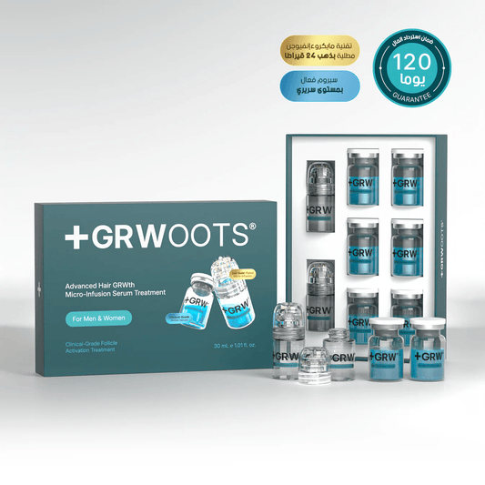 GRWOOTS® علاج بالحقن المجهري لتساقط الشعر ودعم نمو شعر أقوى وأكثر كثافة