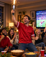 Spark wand at a game day watch party